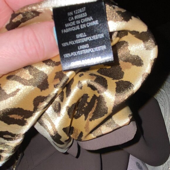 NWOT 600 WEST SIZE 4 PURPLE GRAY PRETTY COLOR SIZE 4 BLAZER CHEETAH TANK… - Picture 9 of 9